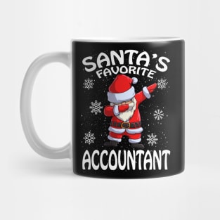 Santas Favorite Accountant Christmas Mug